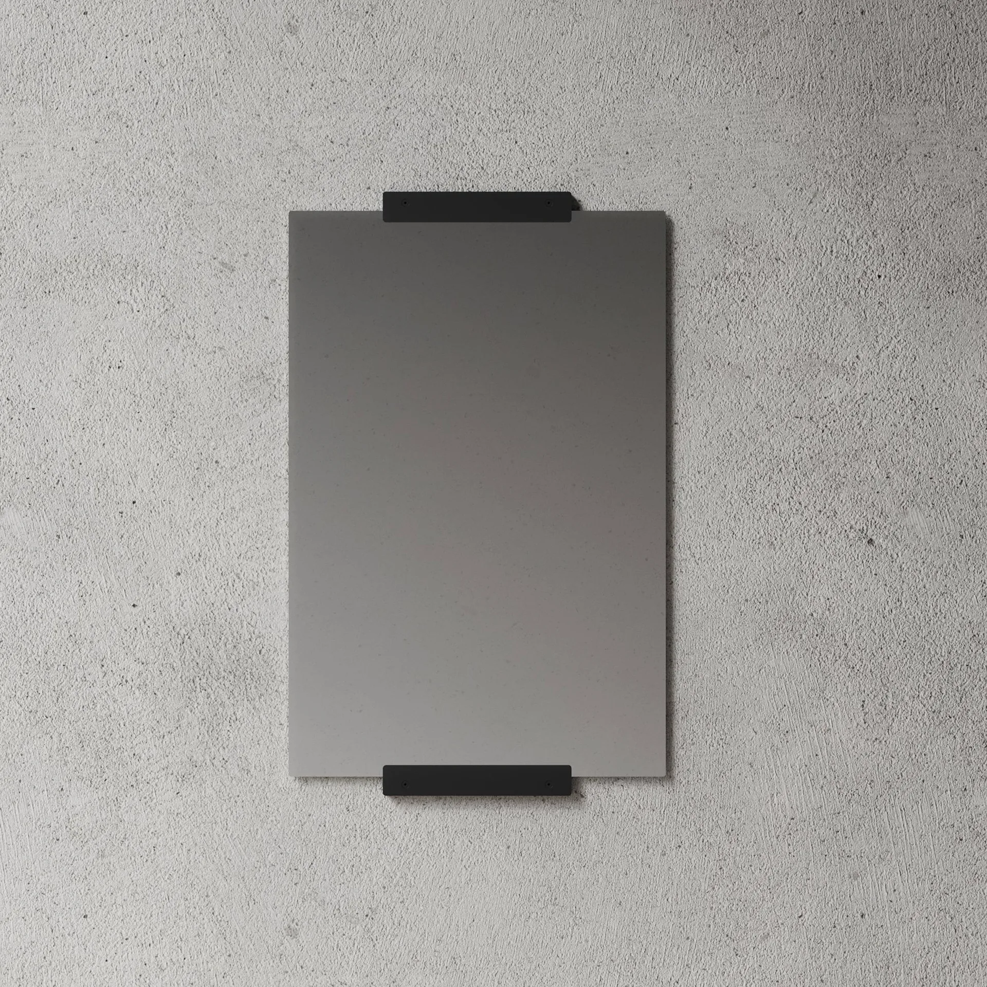 Nichba espejo de pared, Negro, 70x50 cm Nichba