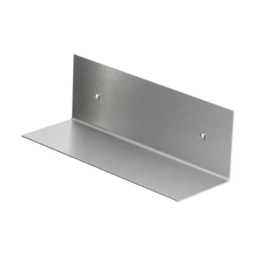 Nichba estante de baño - Acero inoxidable cepillado, 30 cm - Nichba