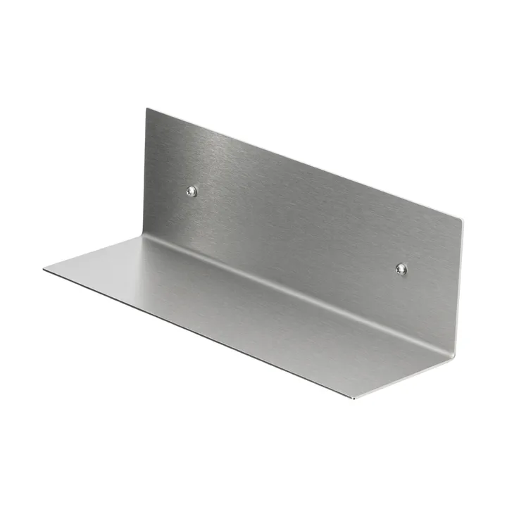 Nichba estante de baño - Acero inoxidable cepillado, 30 cm - Nichba
