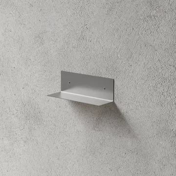 Nichba estante de baño - Acero inoxidable cepillado, 30 cm - Nichba