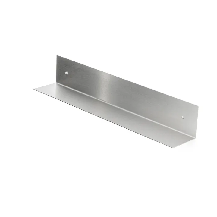 Nichba estante de baño - Acero inoxidable cepillado, 60 cm - Nichba