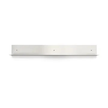 Nichba estante de baño - Acero inoxidable cepillado, 80 cm - Nichba