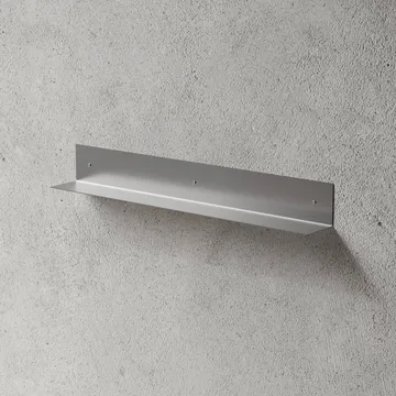 Nichba estante de baño - Acero inoxidable cepillado, 80 cm - Nichba