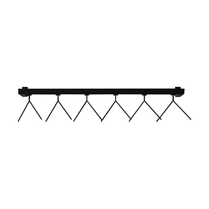 Nichba HangSys perchero - Negro, 100 cm - Nichba
