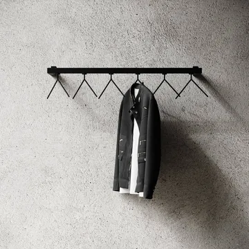 Nichba HangSys perchero - Negro, 100 cm - Nichba