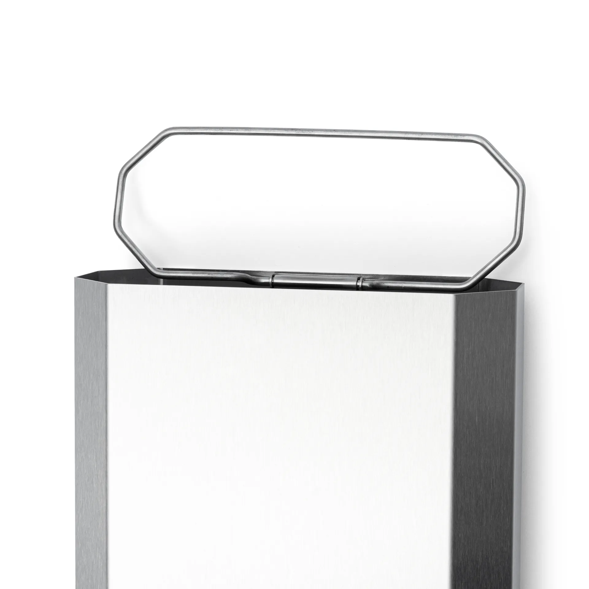 Nichba papelera, Acero inoxidable cepillado, 12 L Nichba