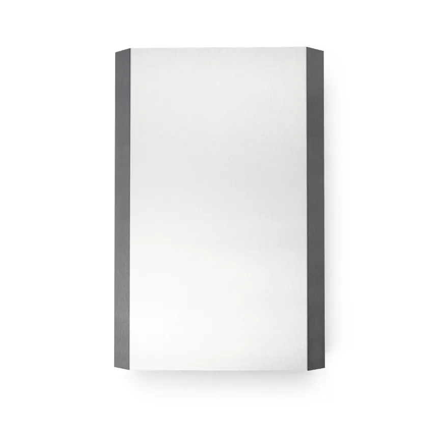 Nichba papelera, Acero inoxidable cepillado, 48 L Nichba