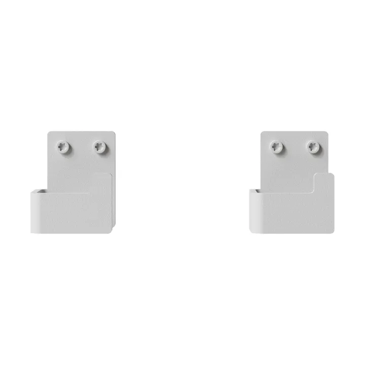 Nichba percha para toalla - Blanco, 2-pack - Nichba