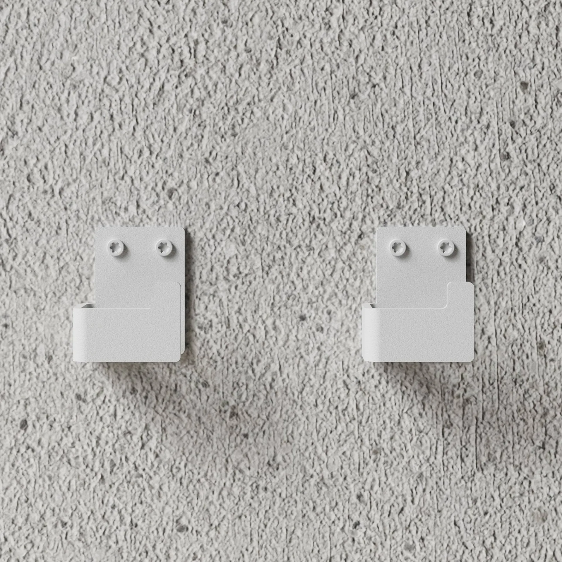 Nichba percha para toalla, Blanco, 2-pack Nichba