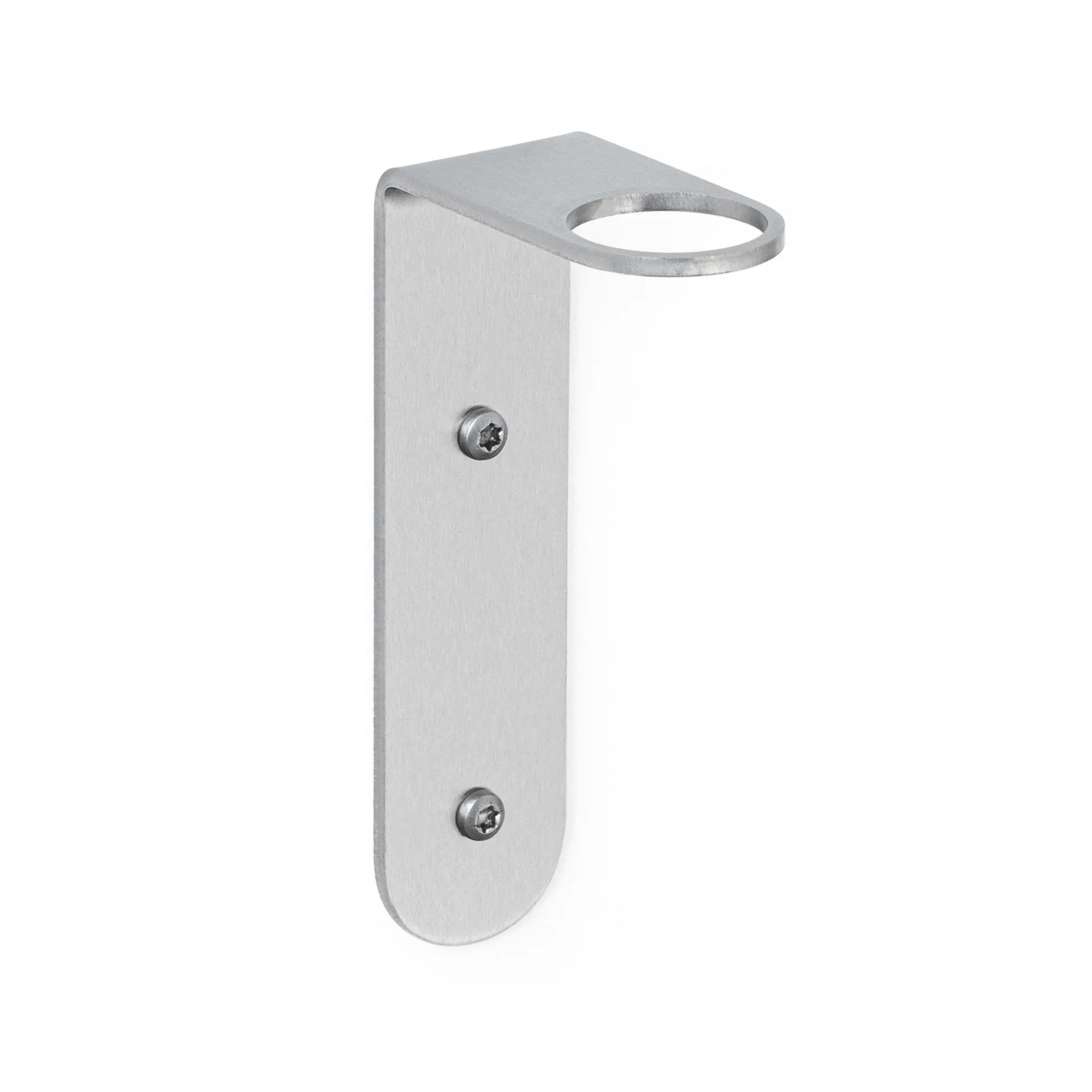 Nichba portajabón, Acero inoxidable cepillado, simple Nichba