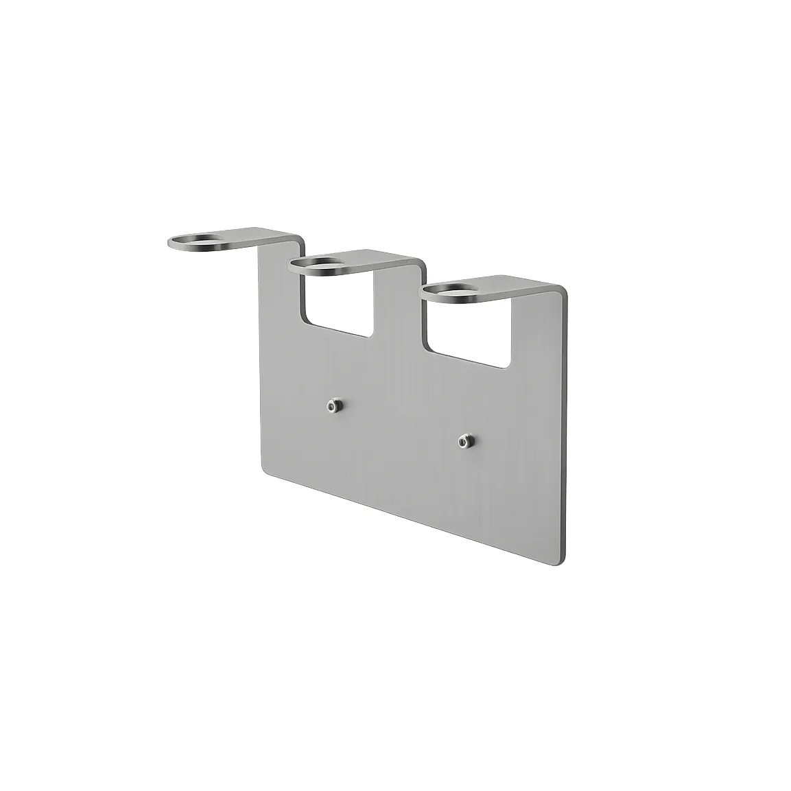 Nichba portajabón, Acero inoxidable cepillado, triple Nichba
