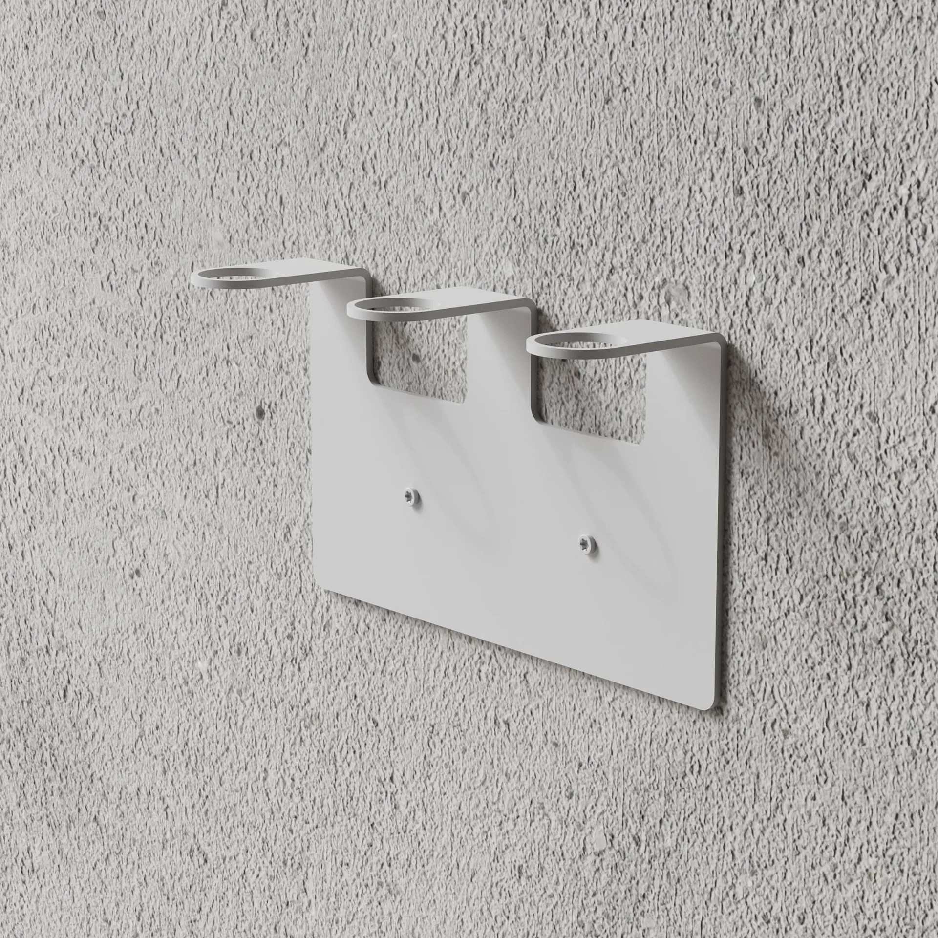 Nichba portajabón, Blanco, triple Nichba