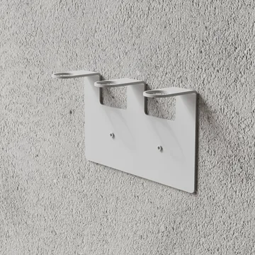 Nichba portajabón - Blanco, triple - Nichba