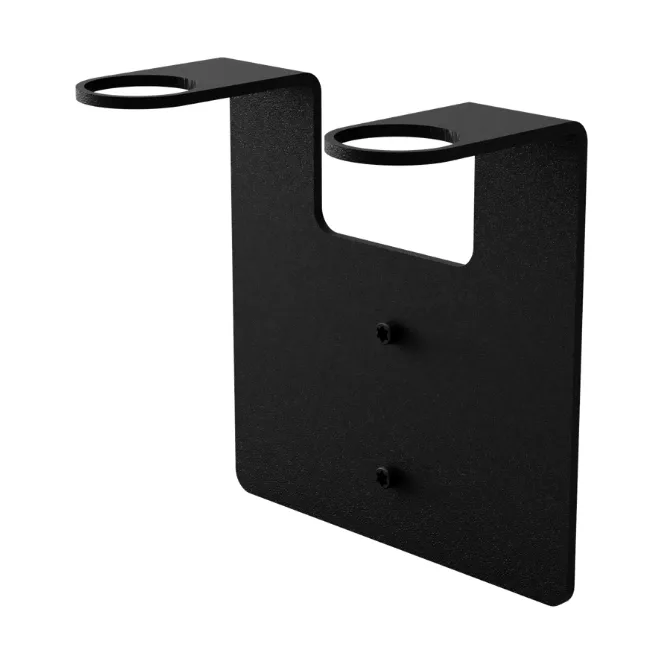 Nichba portajabón - Negro, doble - Nichba