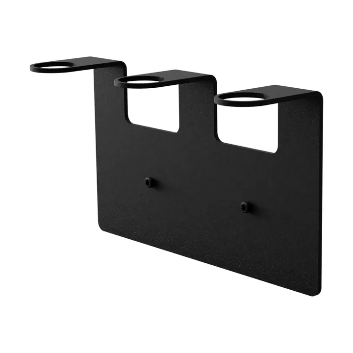 Nichba portajabón - Negro, triple - Nichba