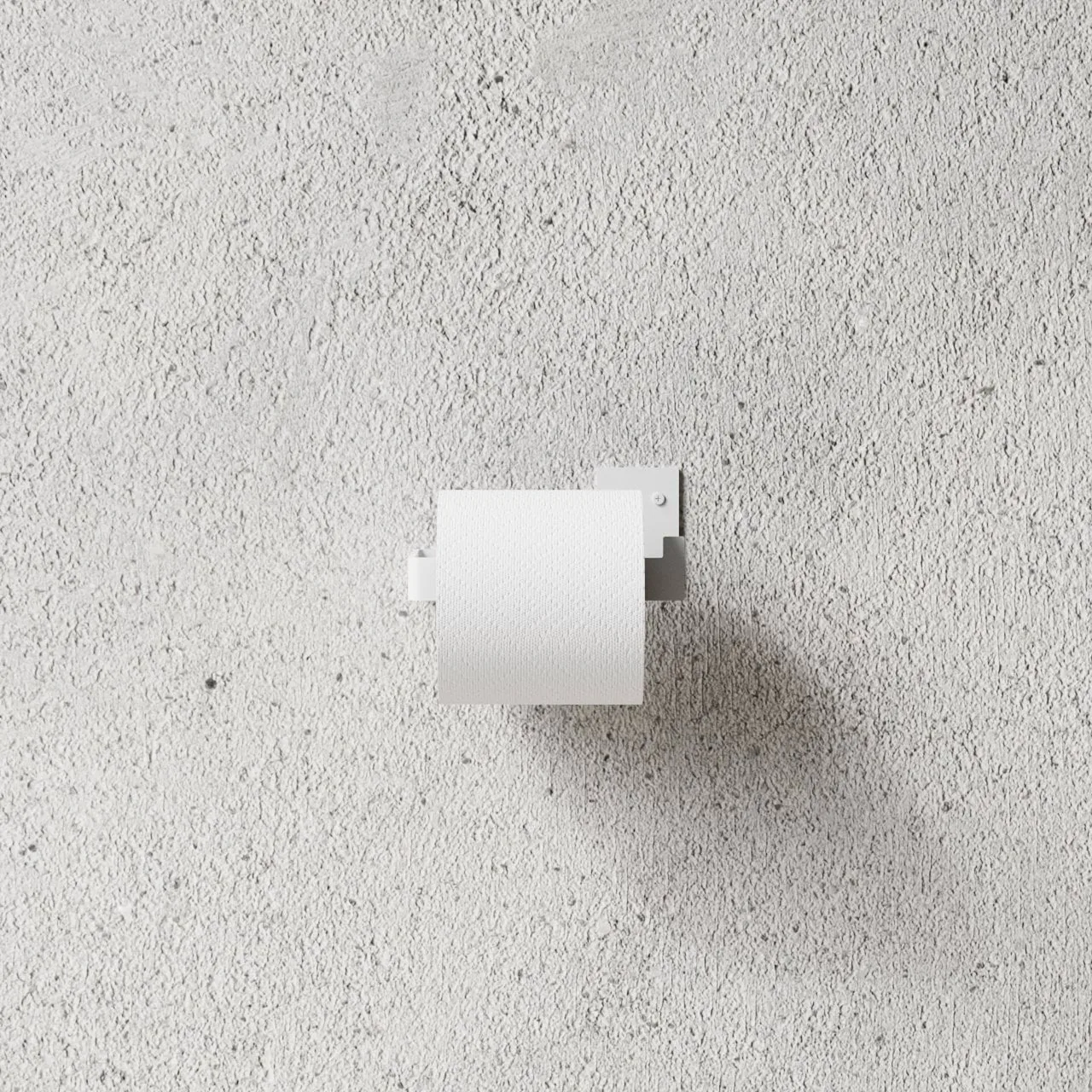 Nichba portarrollos de papel higiénico, Blanco Nichba
