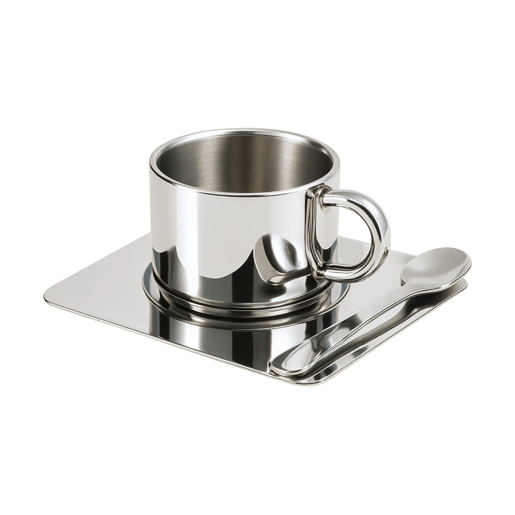 Nichba trío taza, Acero inoxidable Nichba