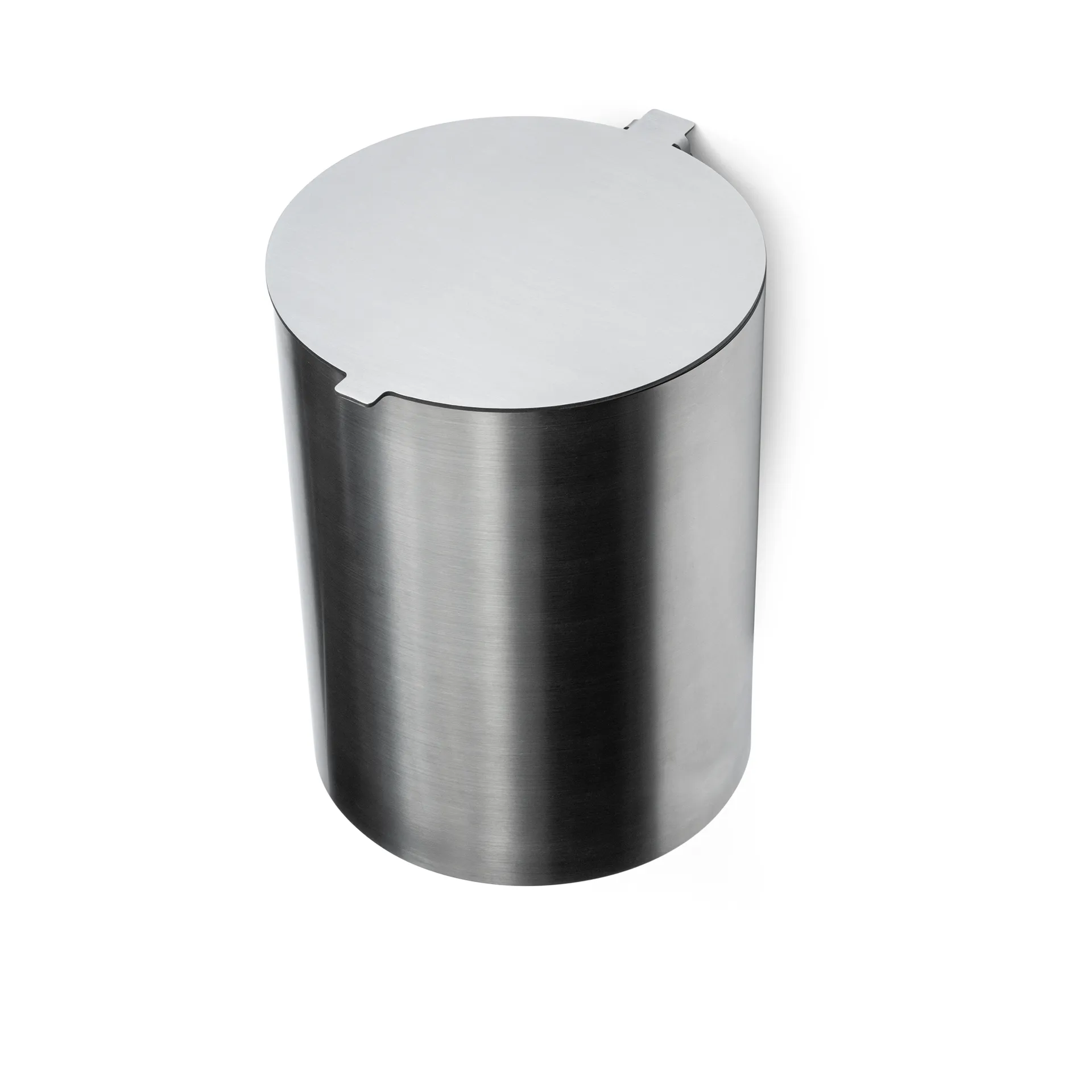 Papelera de baño Nichba, Acero inoxidable cepillado Nichba