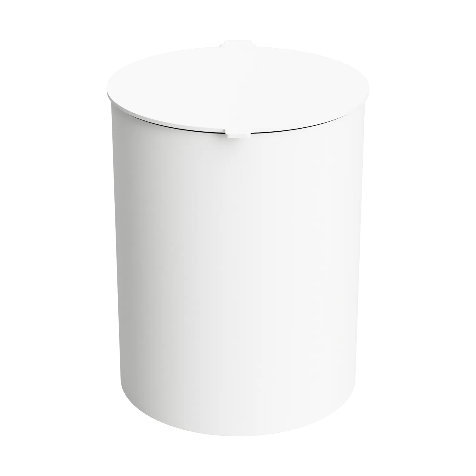 Papelera de baño Nichba, Blanco Nichba