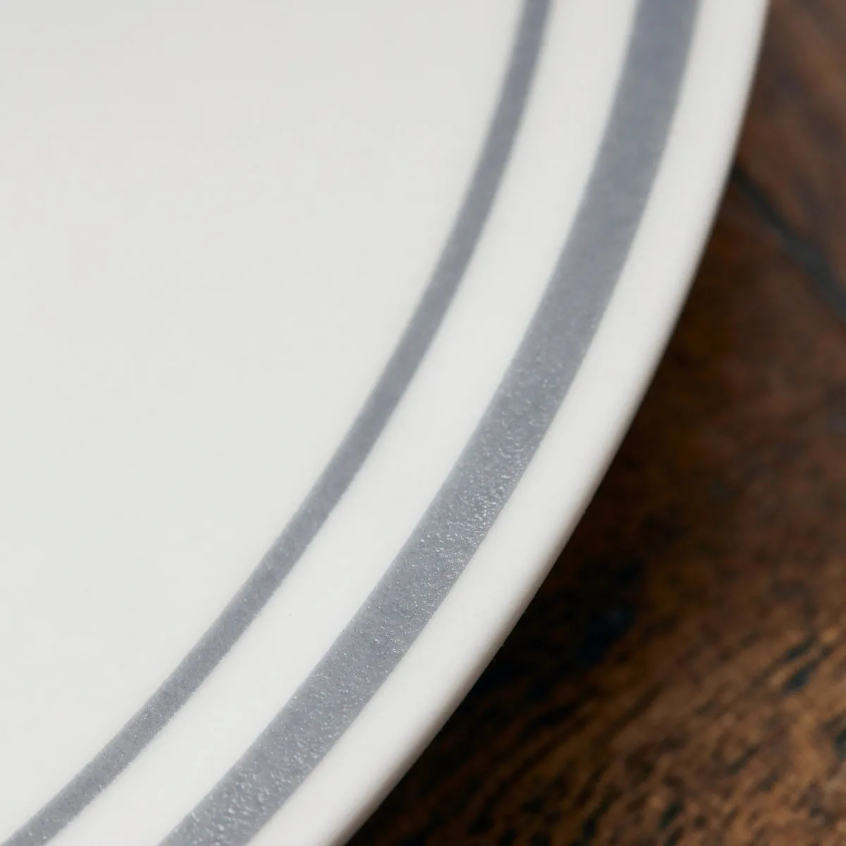 4 Platos Bistro Ø27 cm, gris Nicolas Vahé