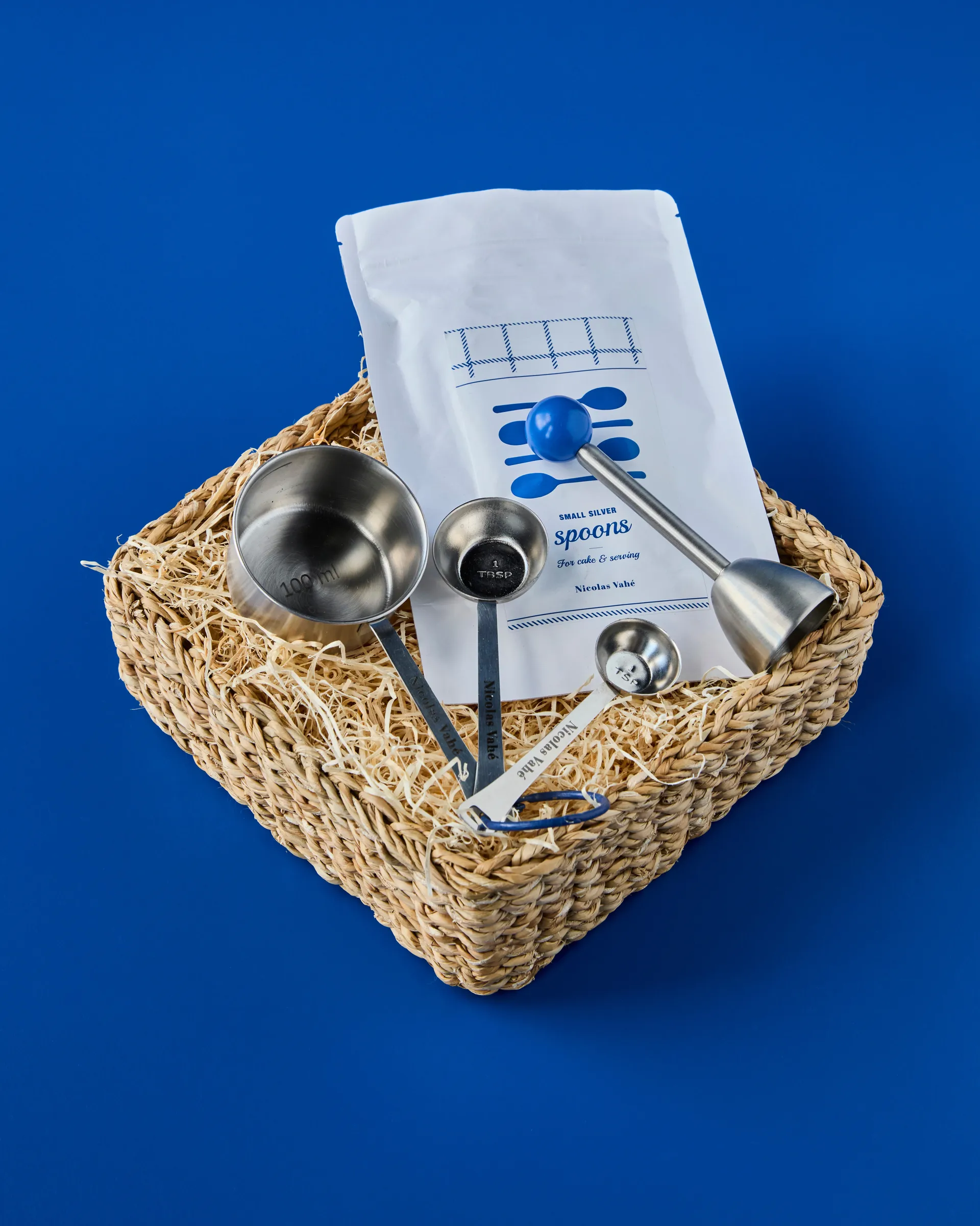 Cesta de almacenaje Naba, Natural, 21x21 cm Nicolas Vahé