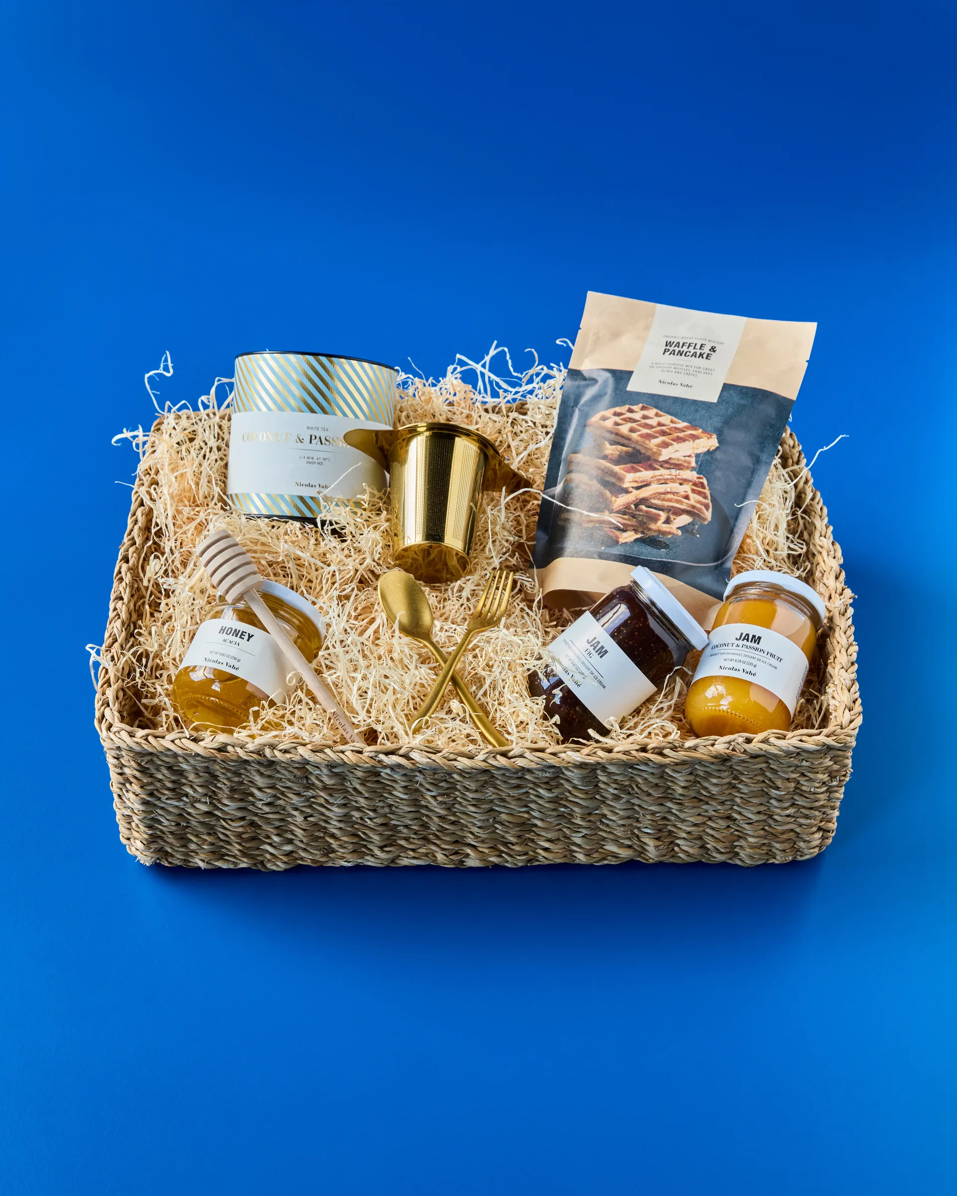 Cesta de almacenaje Naba, Natural, 30x41 cm Nicolas Vahé