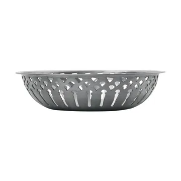 Cesta de pan Nicolas Vahé, 2 piezas - Acabado plateado envejecido - Nicolas Vahé