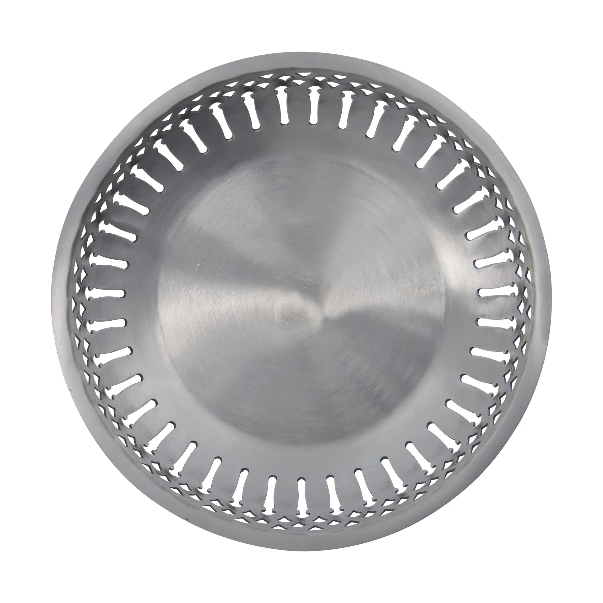 Cesta de pan Nicolas Vahé, 2 piezas, Acabado plateado envejecido Nicolas Vahé