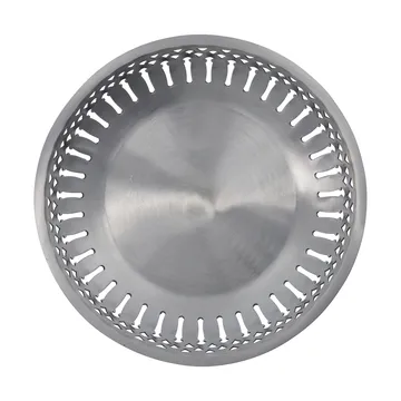 Cesta de pan Nicolas Vahé, 2 piezas - Acabado plateado envejecido - Nicolas Vahé