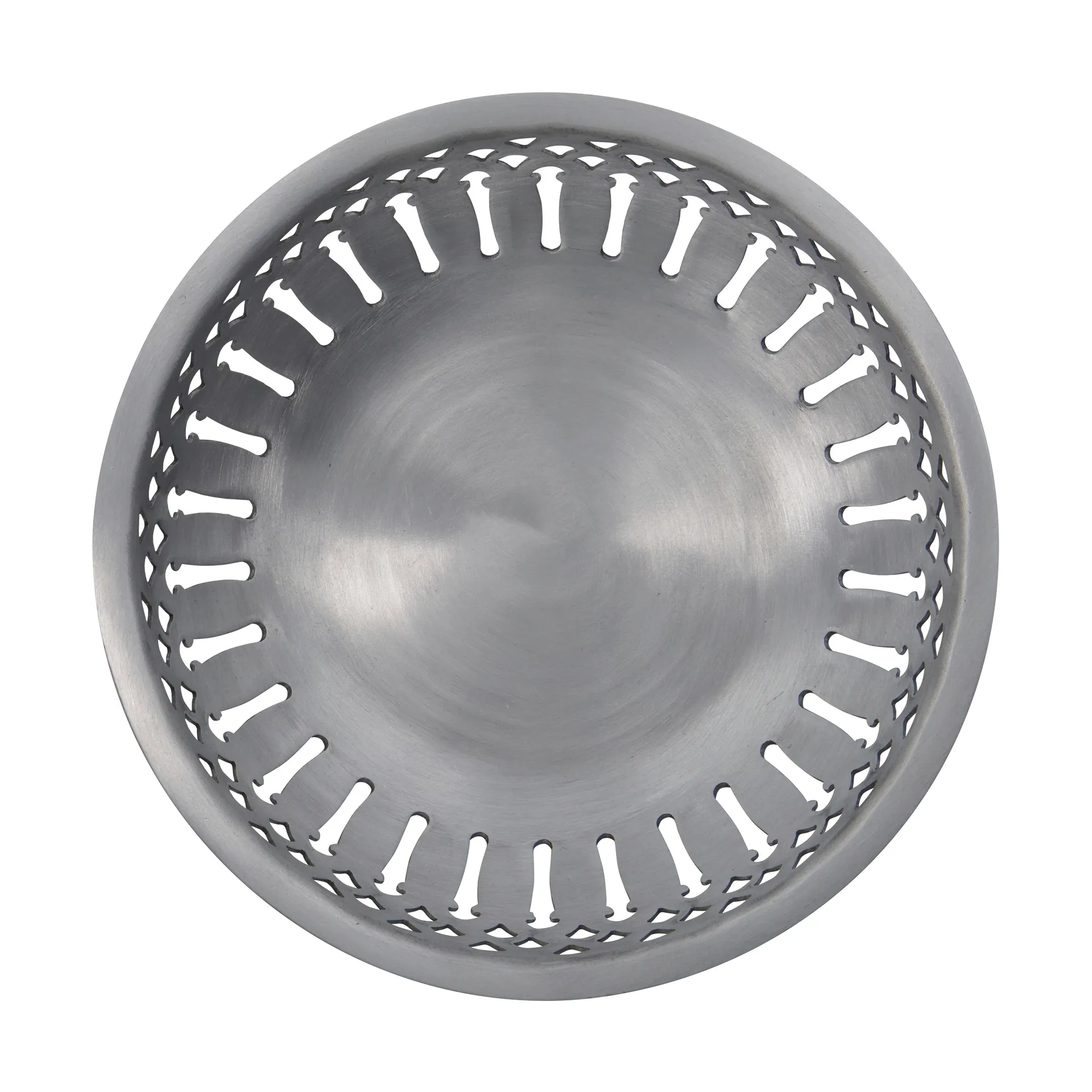 Cesta de pan Nicolas Vahé, 2 piezas, Acabado plateado envejecido Nicolas Vahé