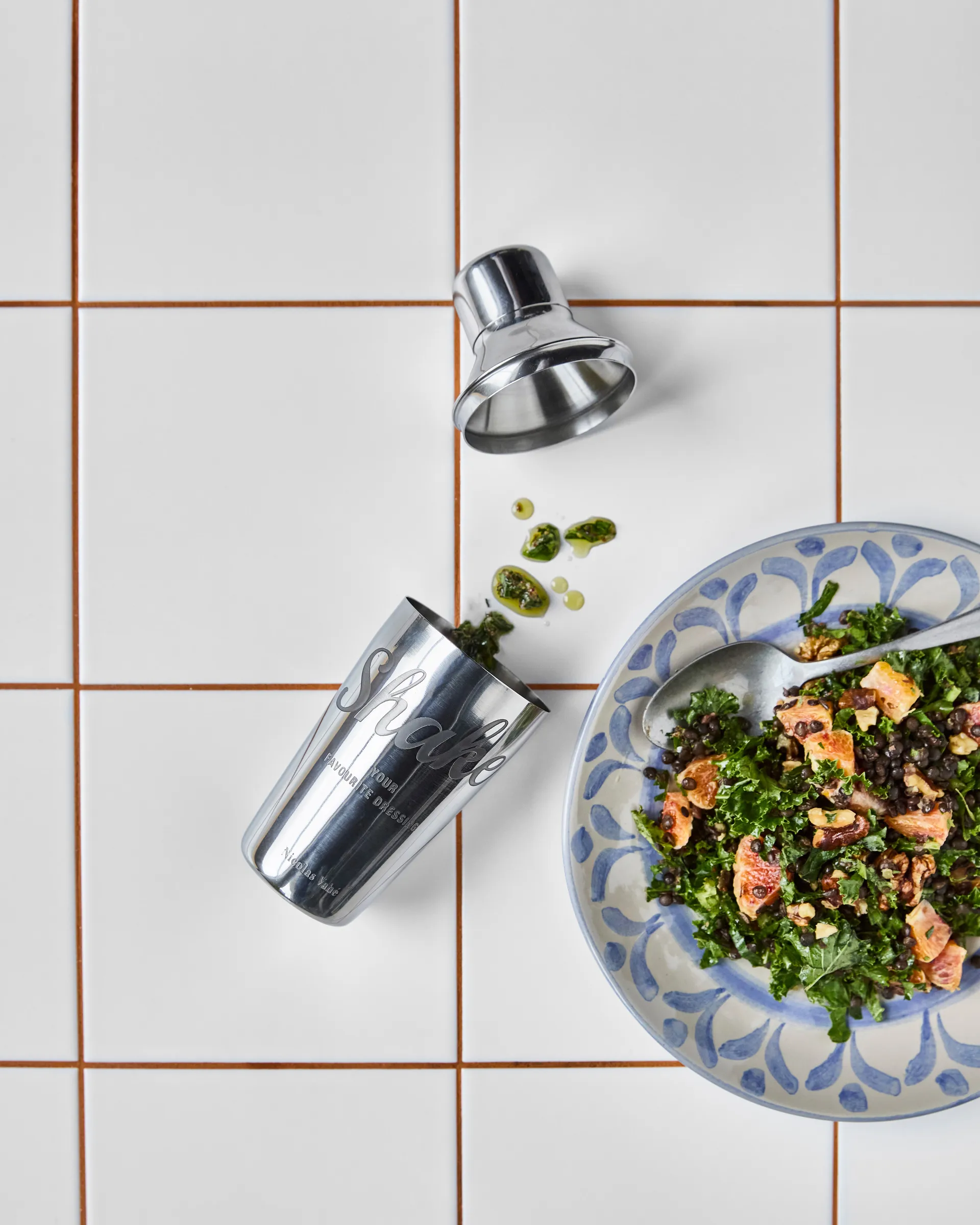 Coctelera Nicolas Vahé, Acabado plateado Nicolas Vahé