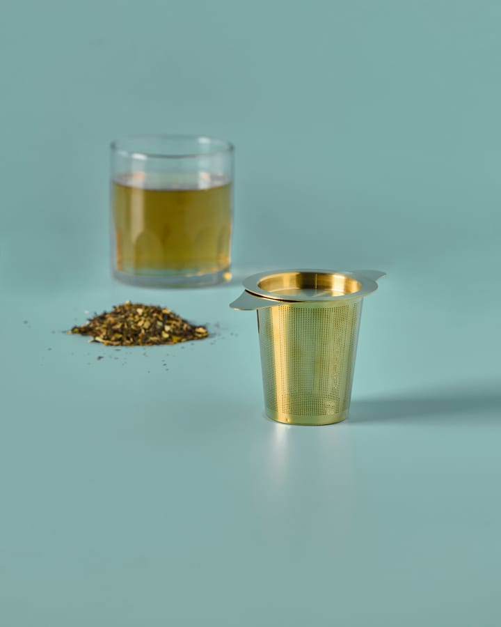 Colador de té Nicolas Vahé, Acabado dorado Nicolas Vahé