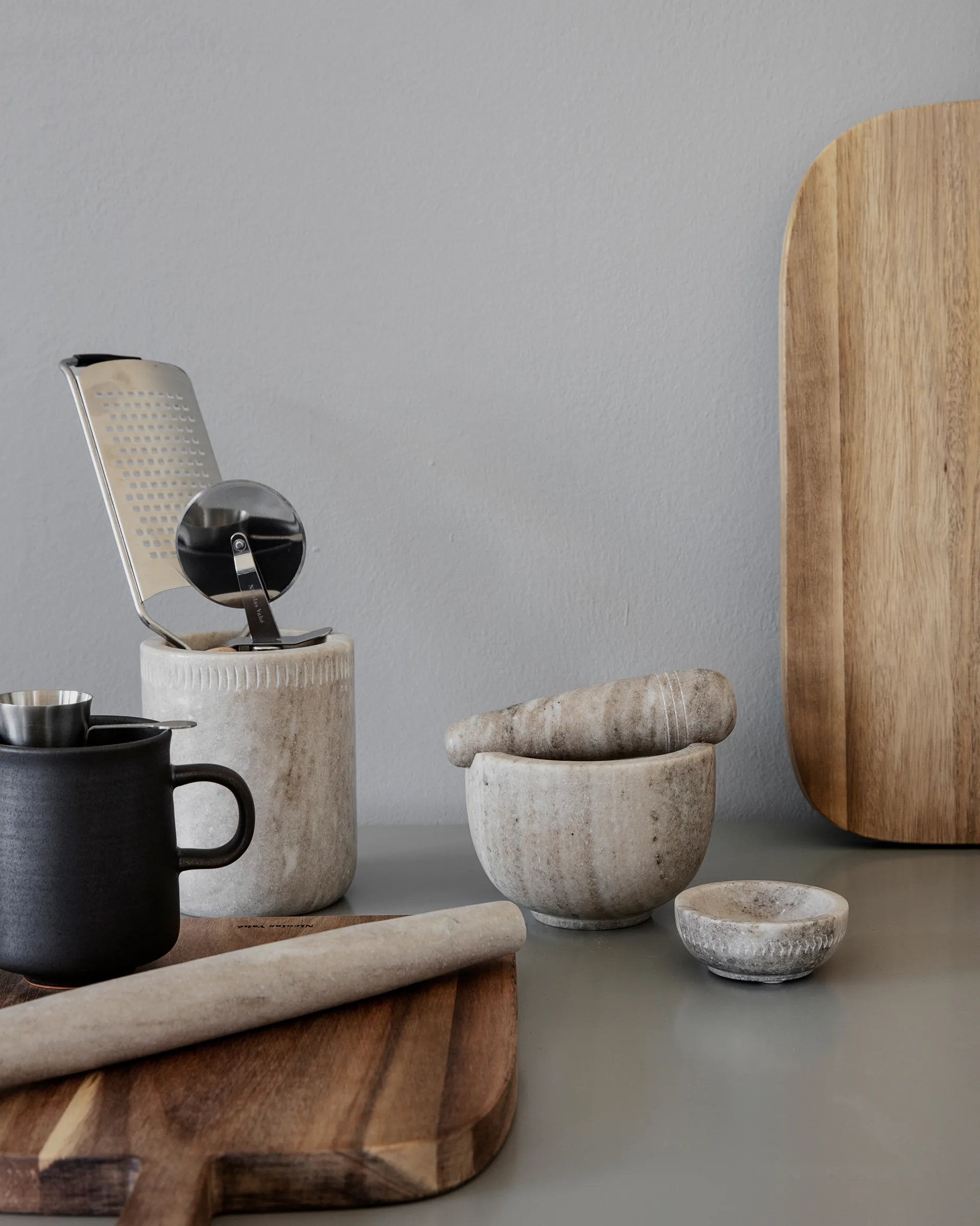 Cortapizza Nicolas Vahé, Acero inoxidable-Acacia Nicolas Vahé