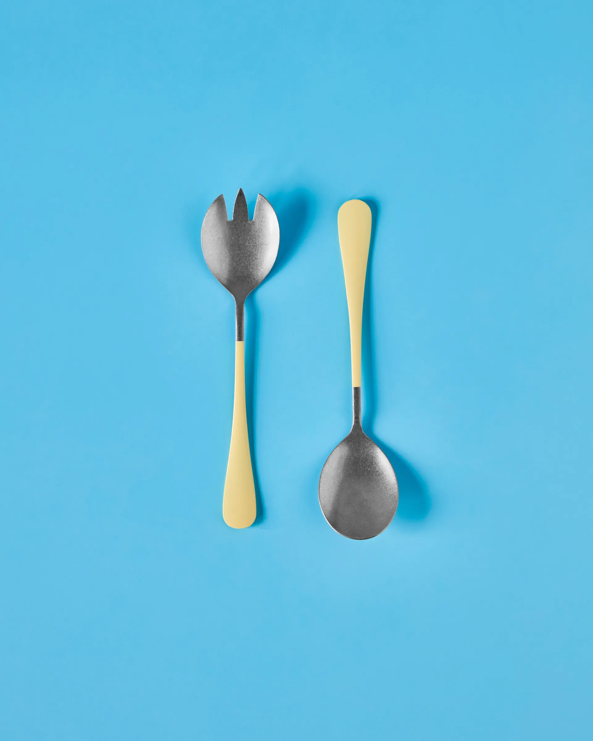 Cubiertos para ensalada Nicolas Vahé, 2 piezas, Amarillo Nicolas Vahé