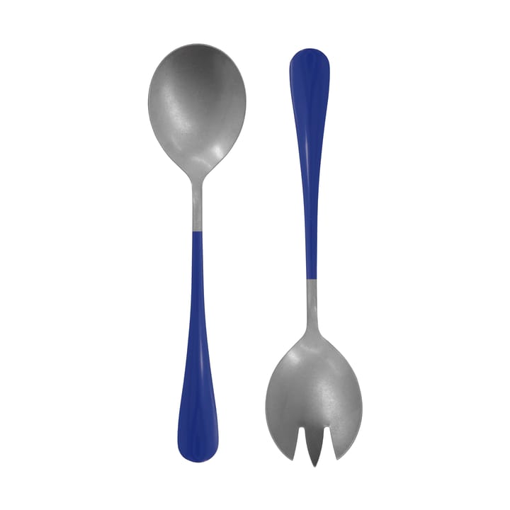 Cubiertos para ensalada Nicolas Vahé, 2 piezas - Azul - Nicolas Vahé