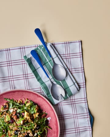Cubiertos para ensalada Nicolas Vahé, 2 piezas - Azul - Nicolas Vahé