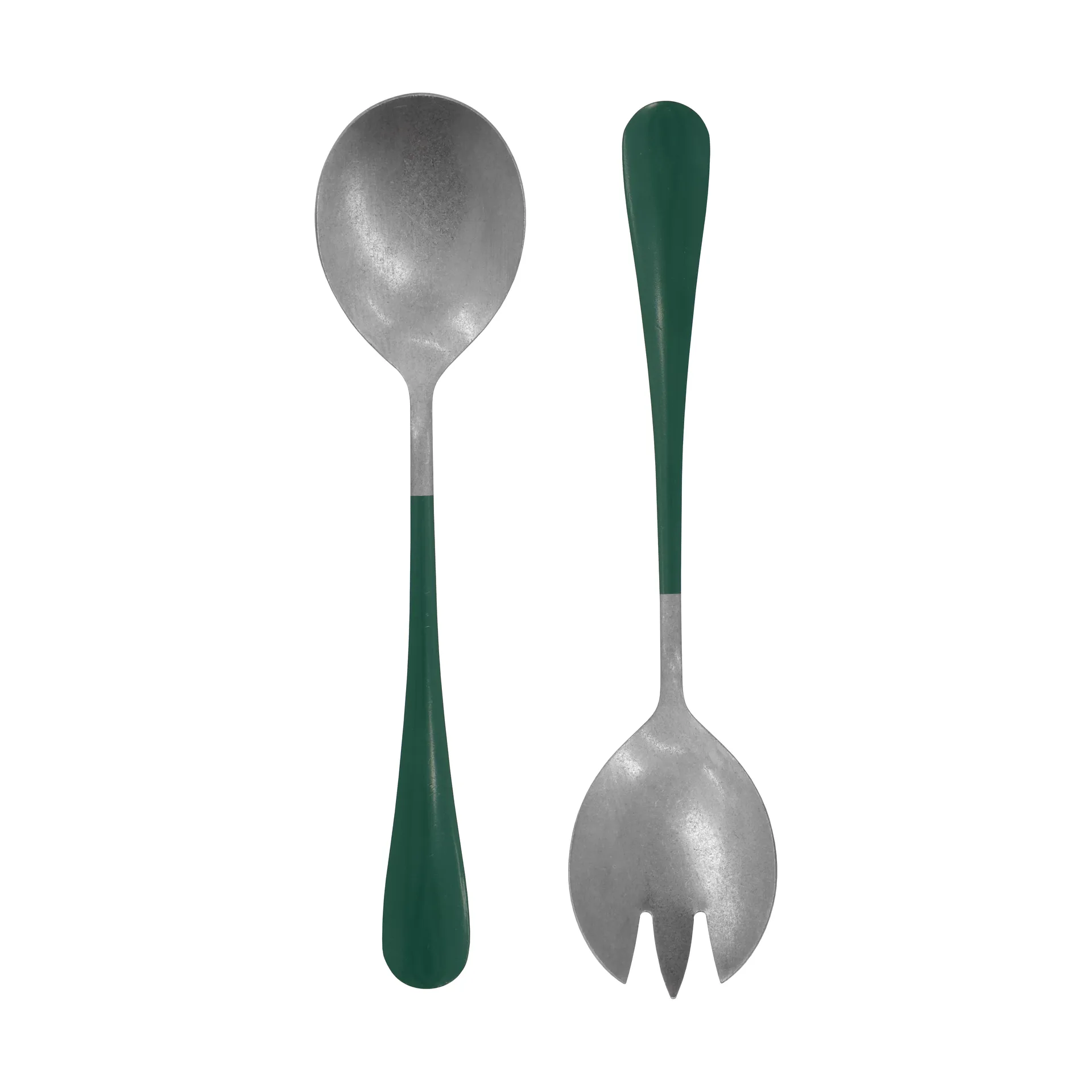 Cubiertos para ensalada Nicolas Vahé, 2 piezas, Verde Nicolas Vahé