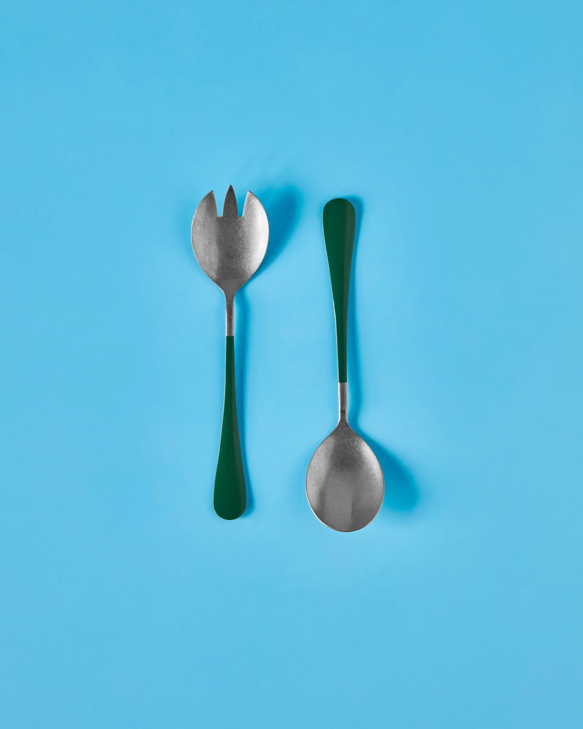 Cubiertos para ensalada Nicolas Vahé, 2 piezas, Verde Nicolas Vahé