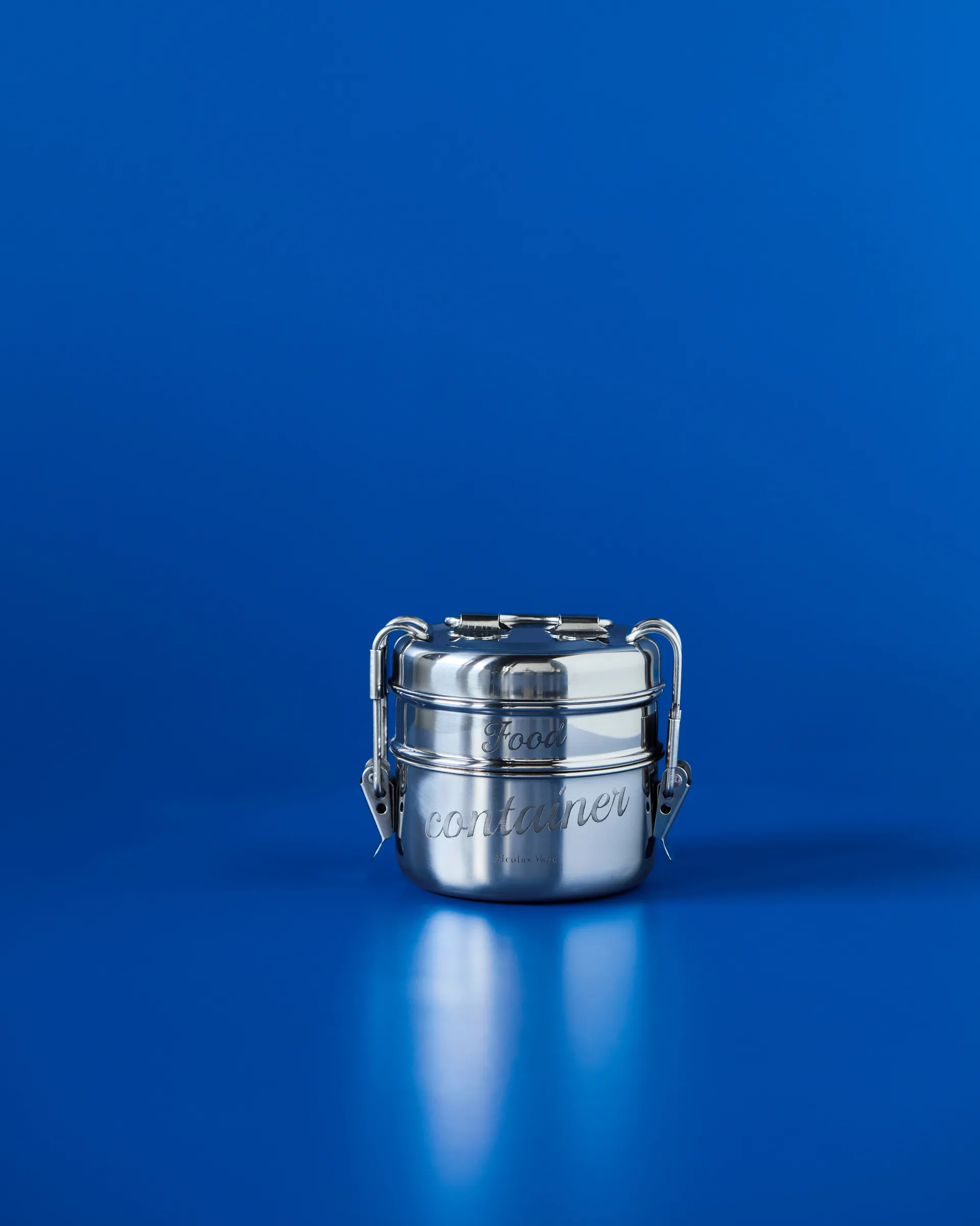 Fiambrera Nicolas Vahé, 2 piezas, Acabado plateado, Ø10 cm Nicolas Vahé