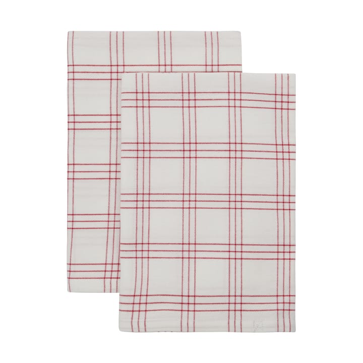 Paño de cocina Chef 50x70 cm - Rojo-blanco - Nicolas Vahé