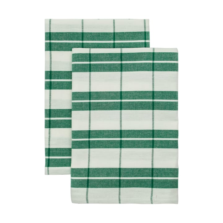 Paño de cocina Chef 50x70 cm - Verde-blanco - Nicolas Vahé