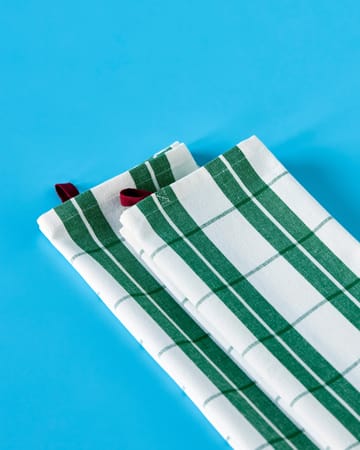 Paño de cocina Chef 50x70 cm - Verde-blanco - Nicolas Vahé