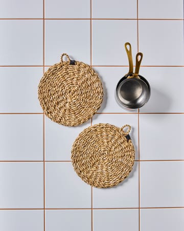 Salvamanteles Naba, 2 piezas - Natural - Nicolas Vahé