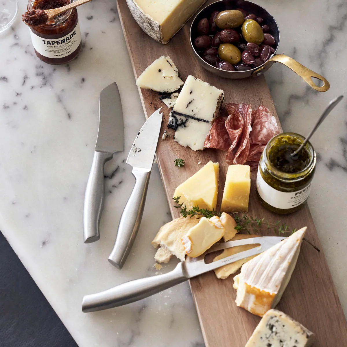 Set de 3 cuchillo de queso Fromage, acero inoxidable Nicolas Vahé