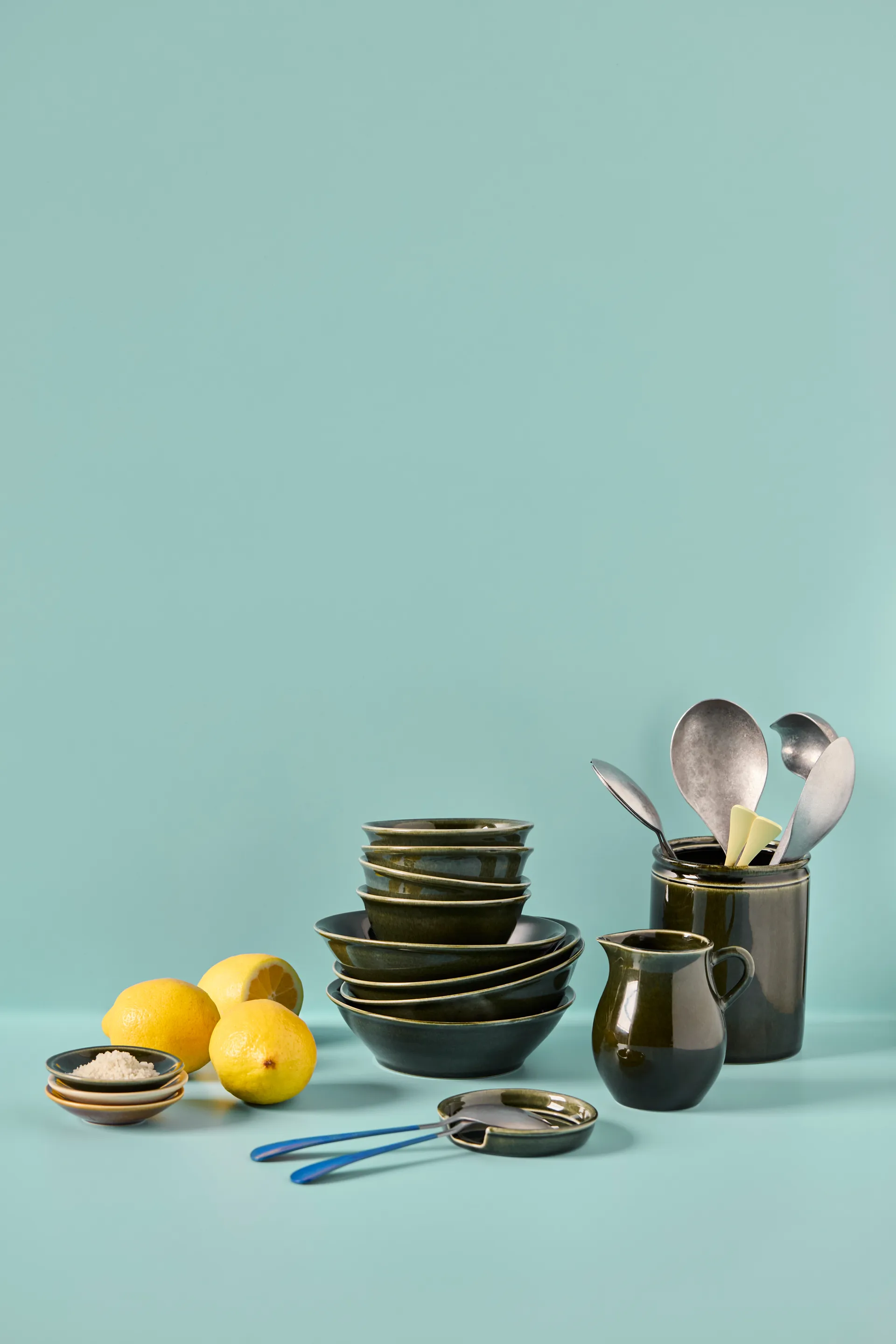 Set de 4 cuencos Hala Ø12 cm, Verde Nicolas Vahé