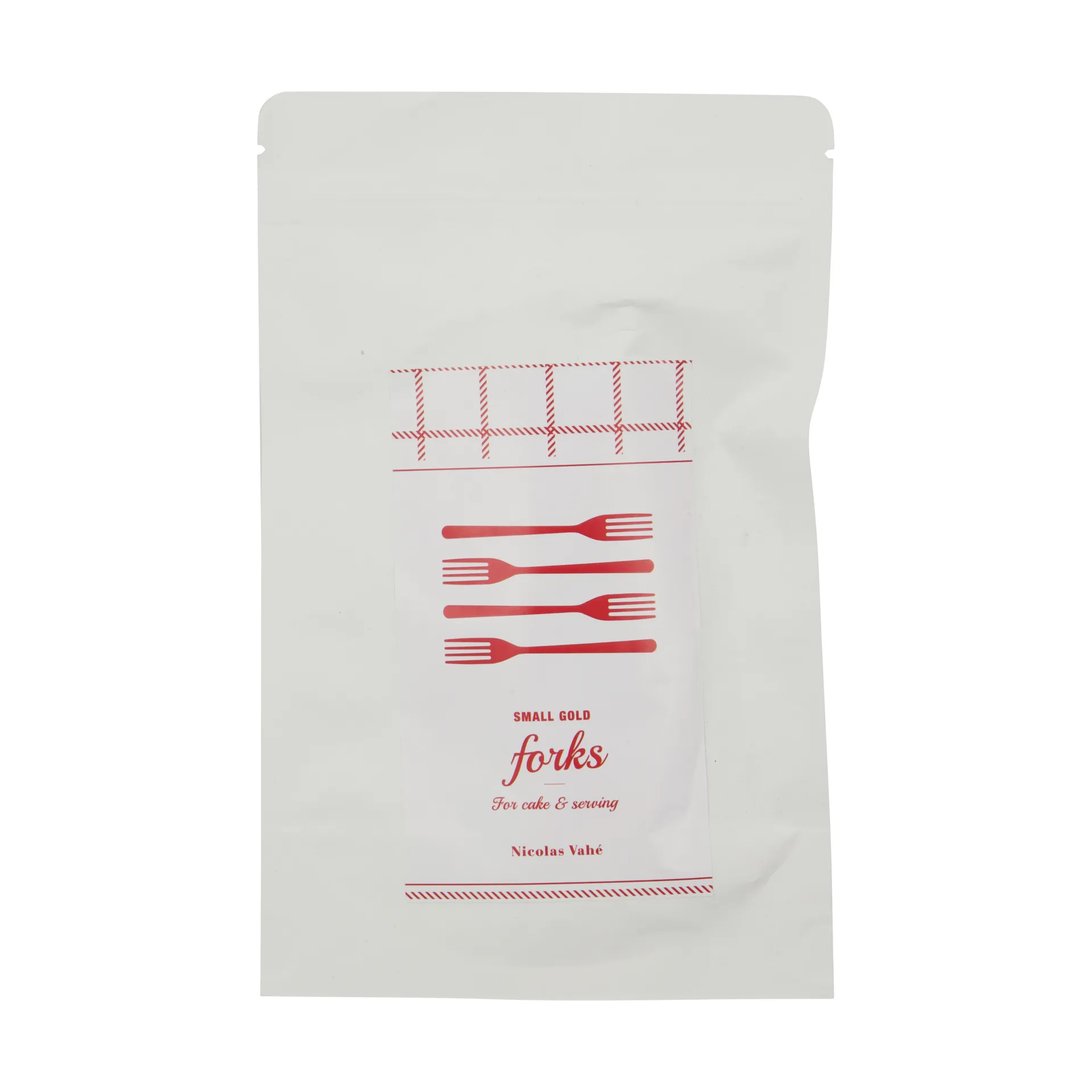 Tenedores para tarta Nicolas Vahé, 4 piezas, Acabado dorado envejecido Nicolas Vahé