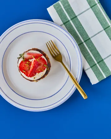 Tenedores para tarta Nicolas Vahé, 4 piezas - Acabado dorado envejecido - Nicolas Vahé