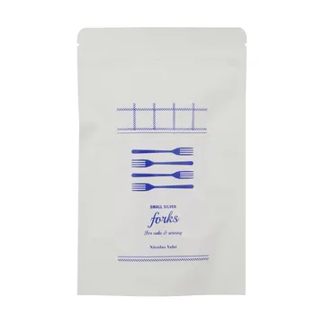 Tenedores para tarta Nicolas Vahé, 4 piezas - Acabado plateado envejecido - Nicolas Vahé