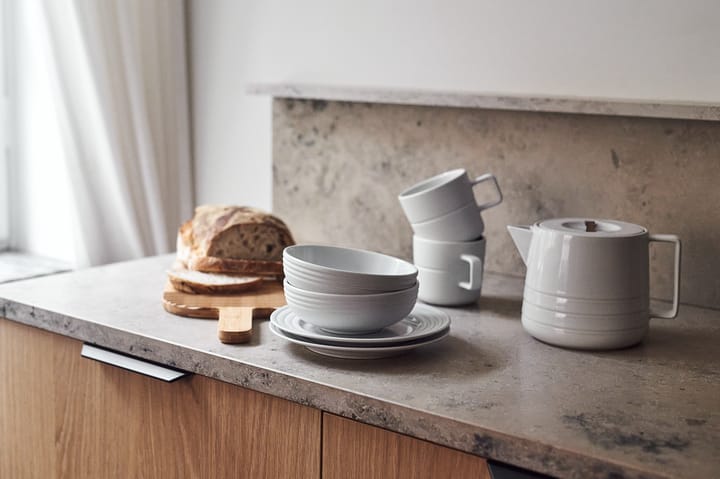 2 Tazas Lines 30 cl, blanco NJRD