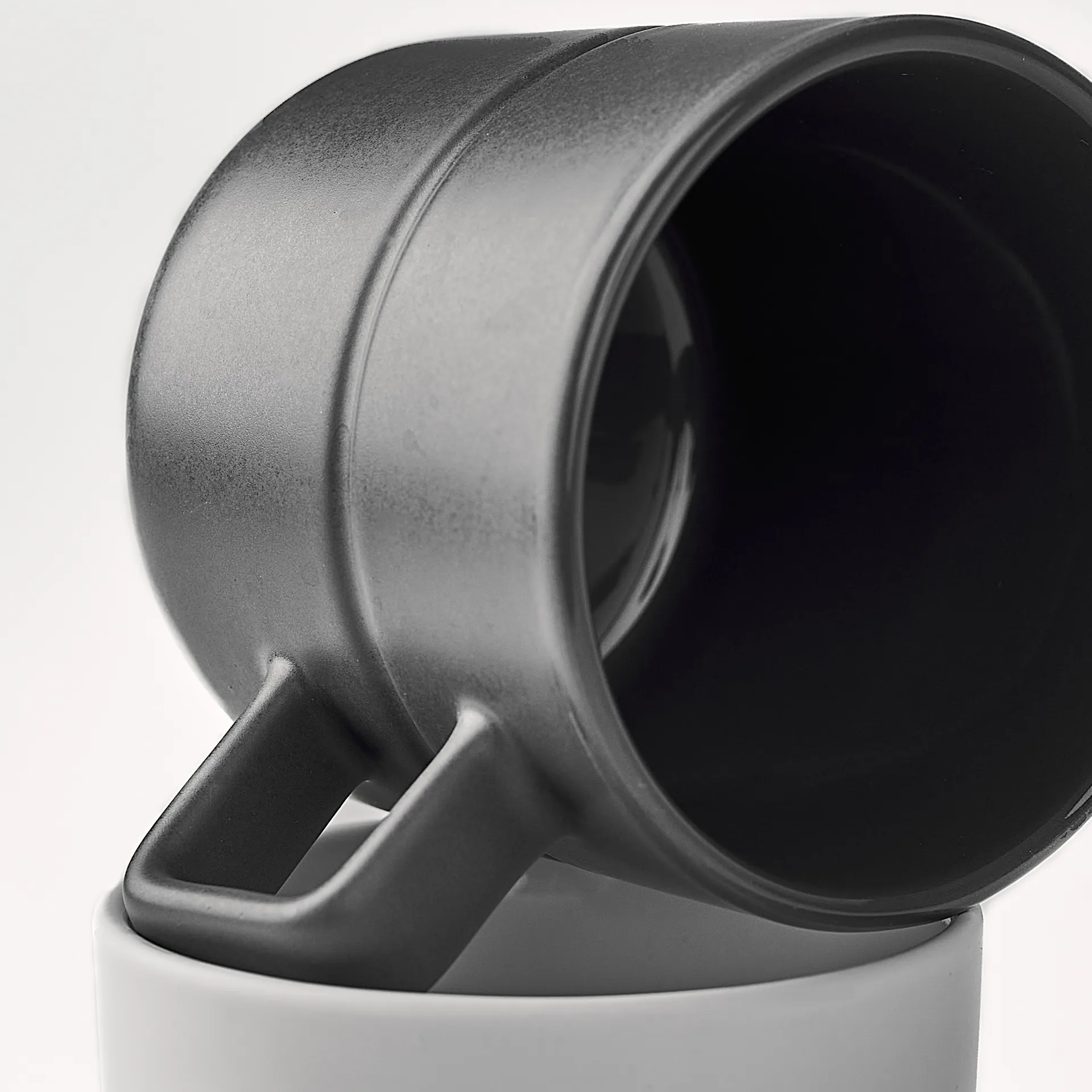 2 Tazas Lines 30 cl, gris oscuro NJRD